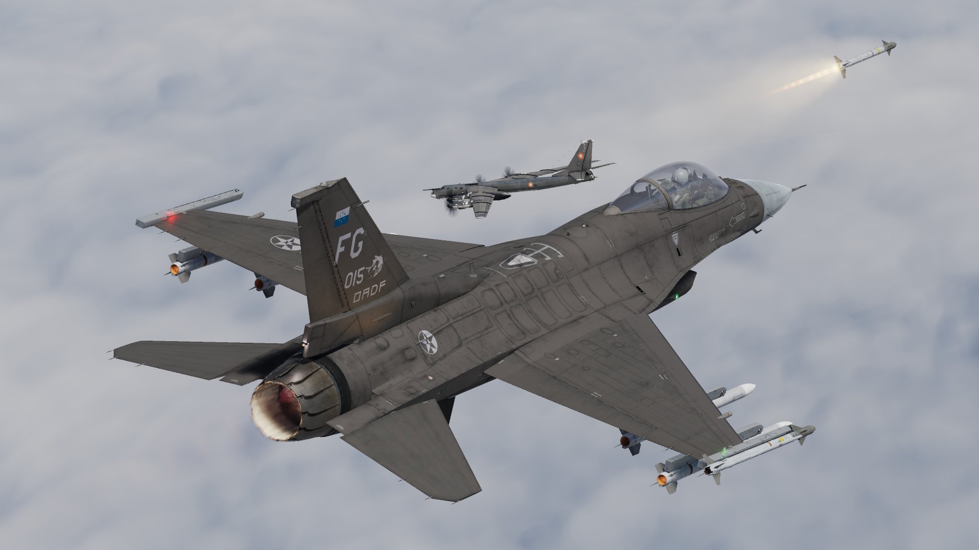 ACE COMBAT7 Trigger F-16C "Have GlassV" Skin Pack