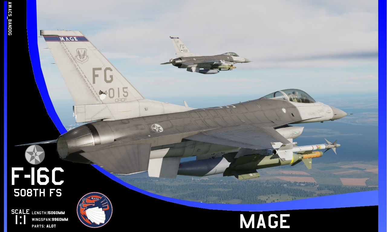 Ace Combat - 508th Fighter Squadron "Mage" F-16C