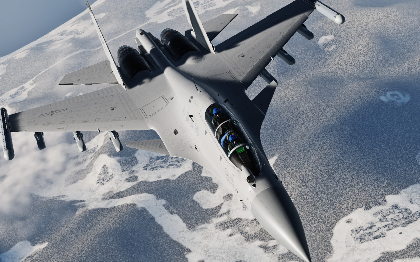 Su-30SM PLAN J-15D RoarShark Skin (Fictional)