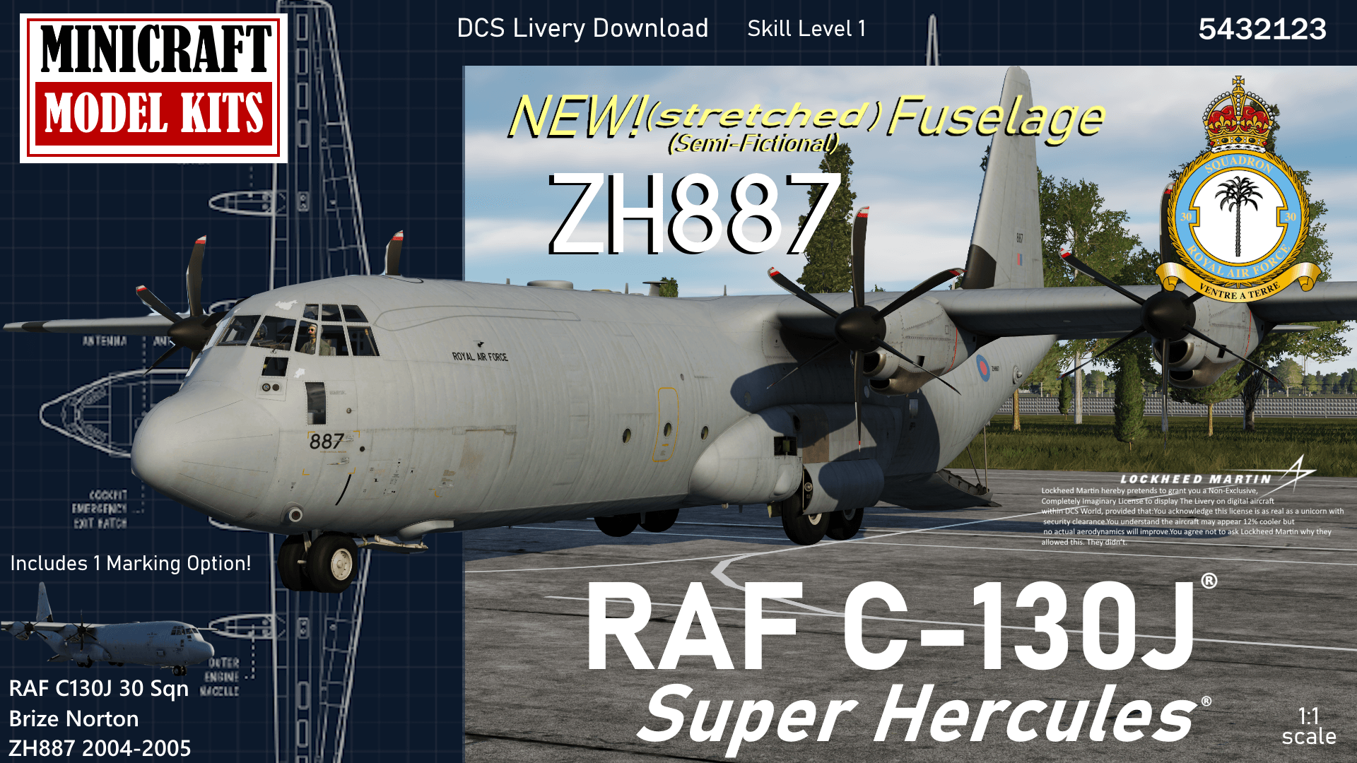 SEMI-FICTIONAL ZH887 30 Sqn RAF Brize Norton