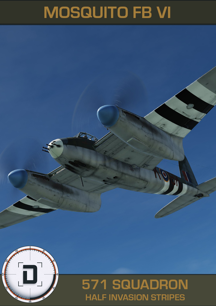571 Squadron Mosquito Livery (Half Invasion)