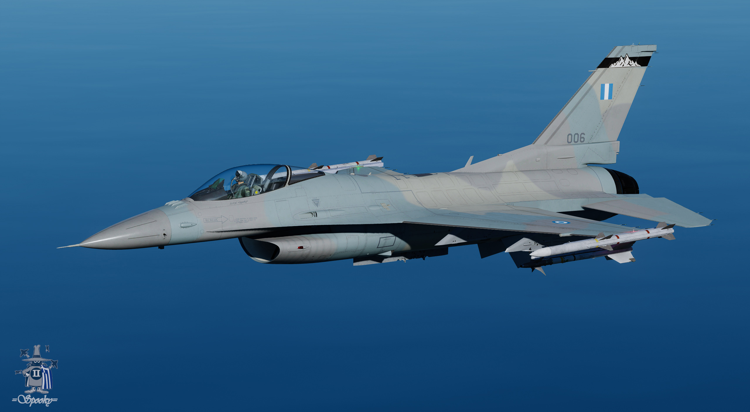 Hellenic Air Force F-16C 336 SQN OLYMPOS