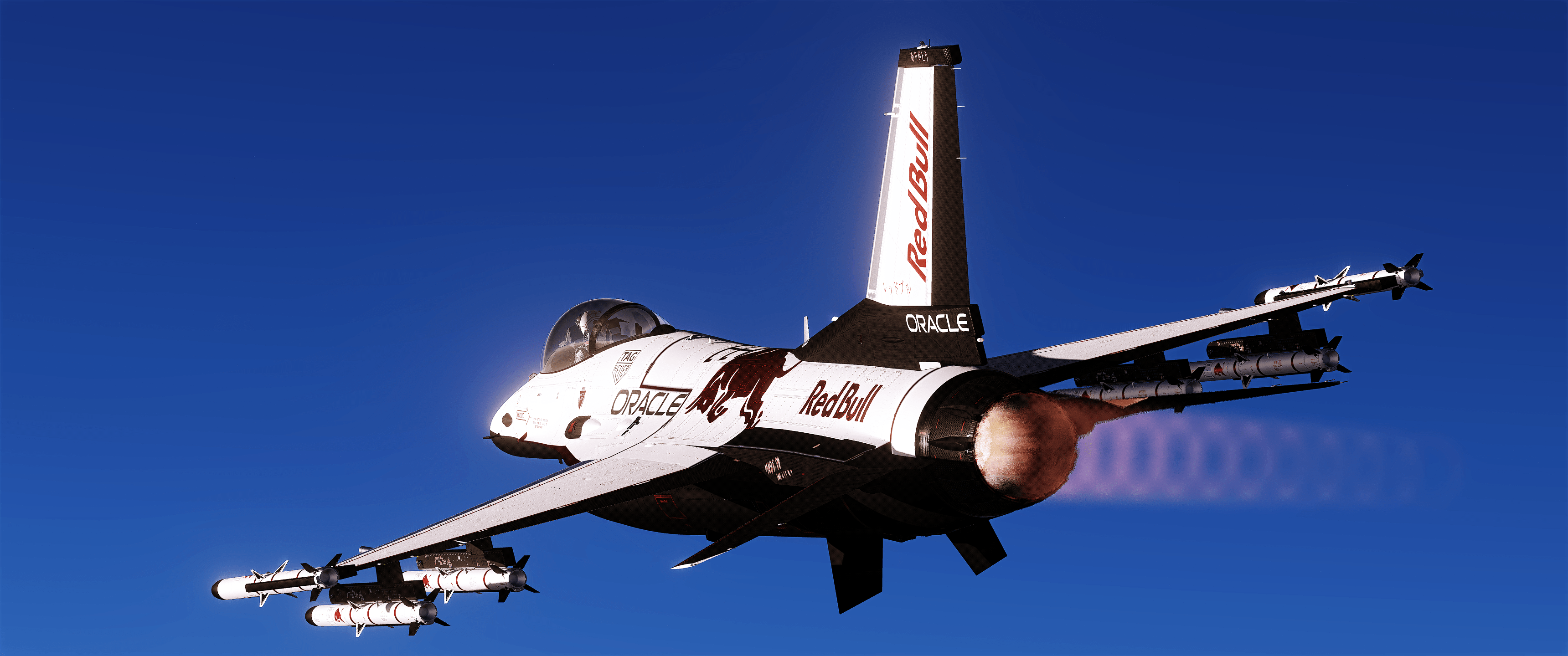 White RedBull Livery