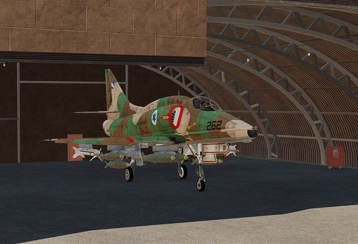 IAF A-4E - Lebanon Weapons Depot Strike 