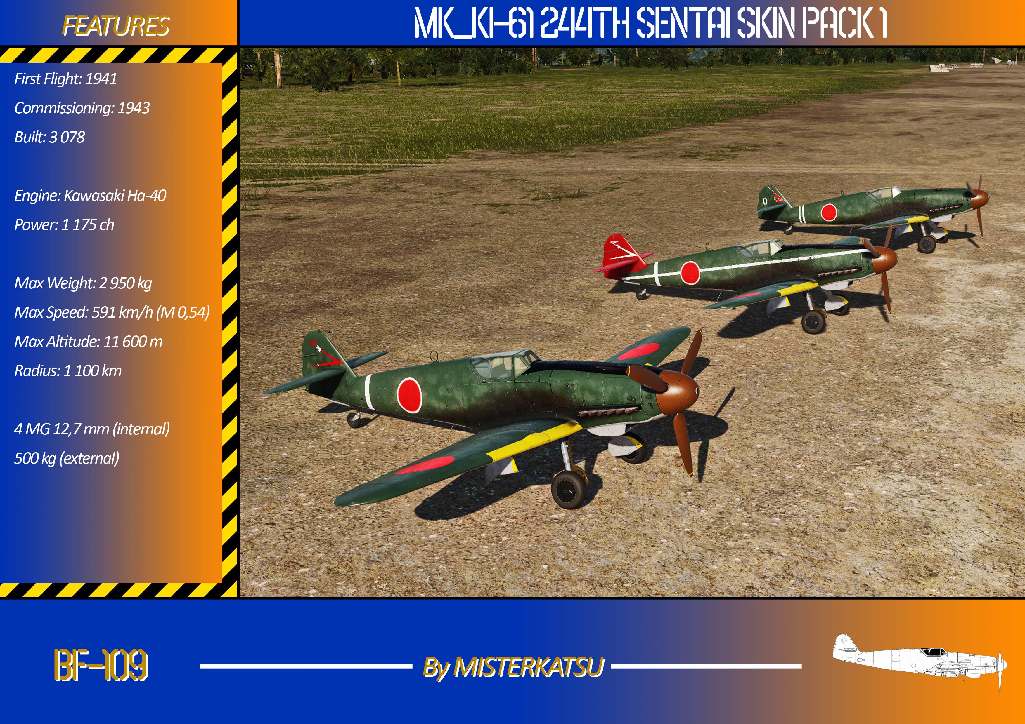 KI-61 244TH SENTAI SKIN PACK 1
