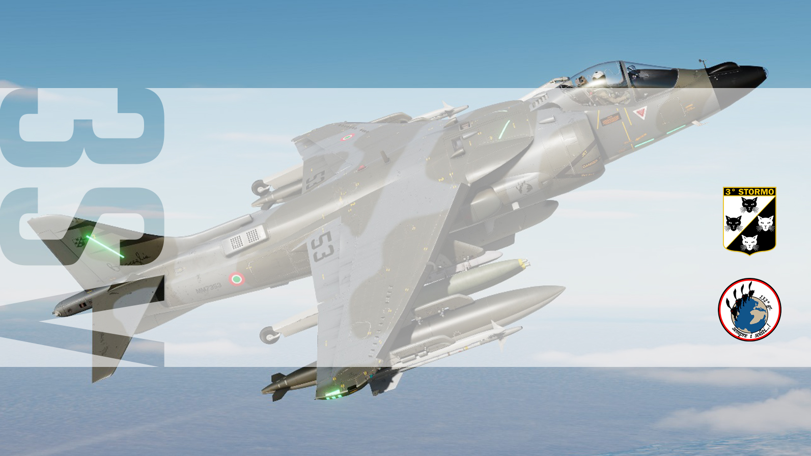 AV-8B "CAMO 90's" AMI 3° Stormo 132° Gruppo (Fictional)