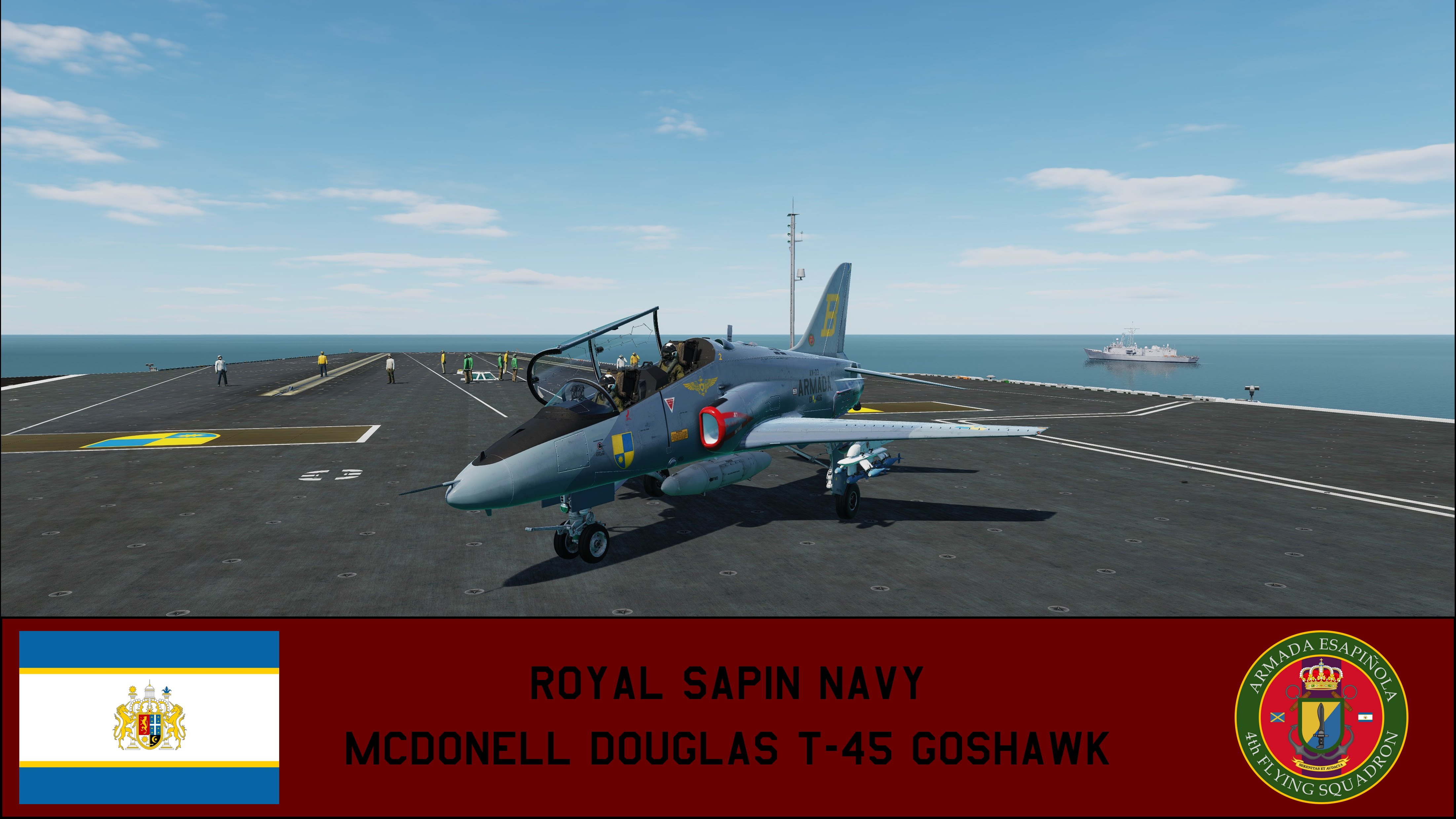 Royal Sapin Navy T-45C Goshawk - Ace Combat Zero