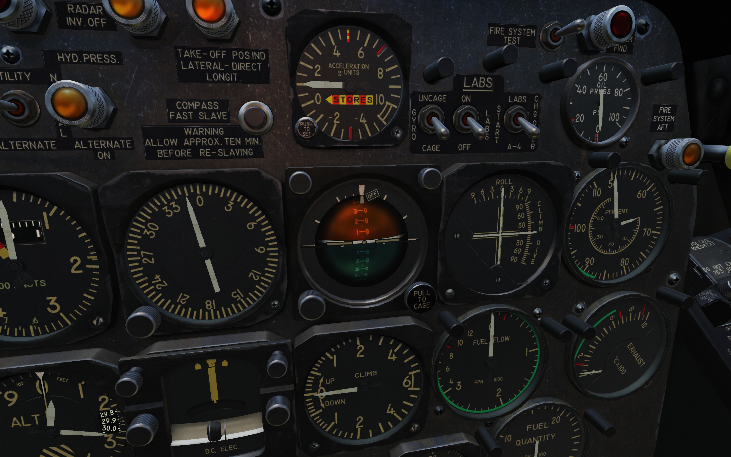 New Attitude Indicator F-86 (for mod by 'akars')