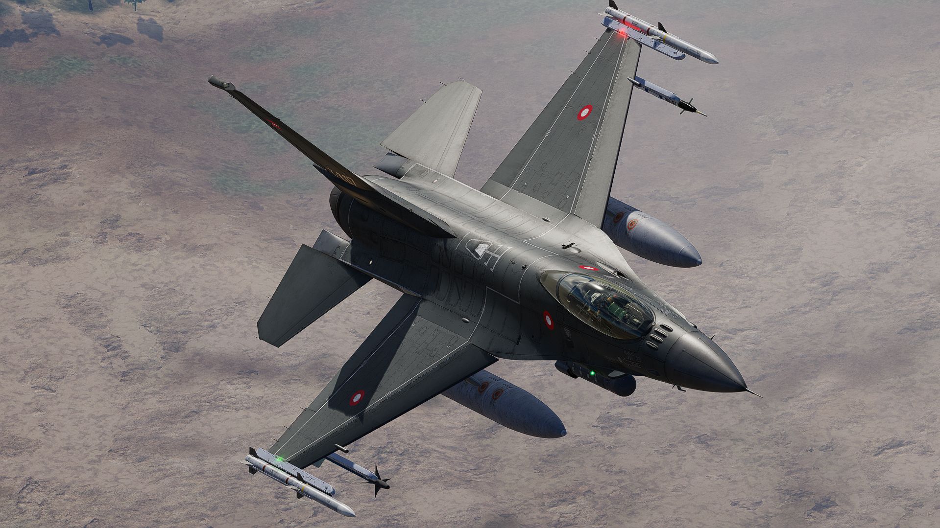 F-16C Viper RDAF E-007 HAVE GLASS