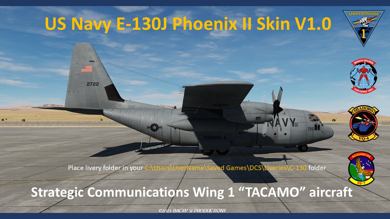 US Navy E-130J Phoenix II Skin V1.0