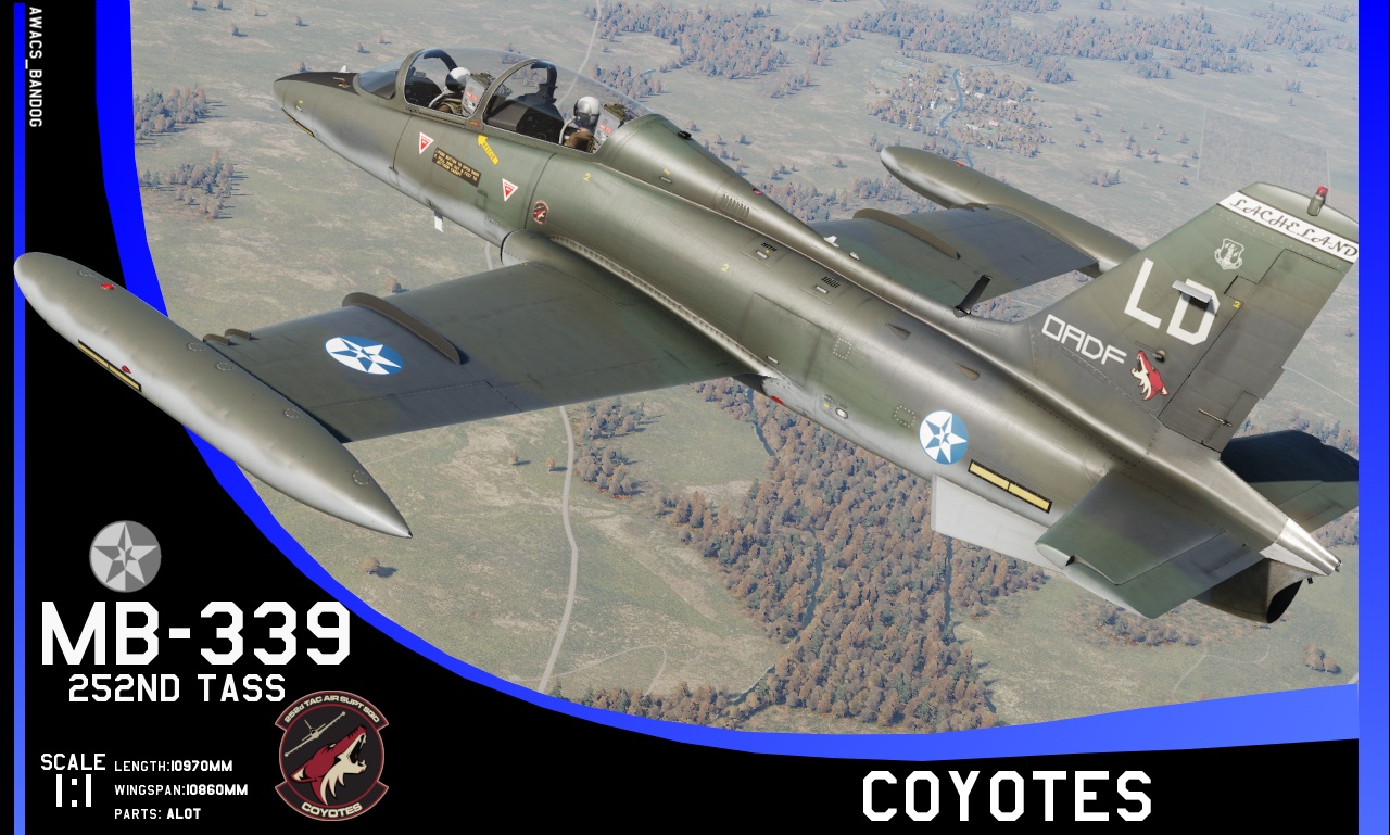 Ace Combat - 252nd Tactical Air Support Squadron ‘Coyotes’ MB-339 Lacheland ANG