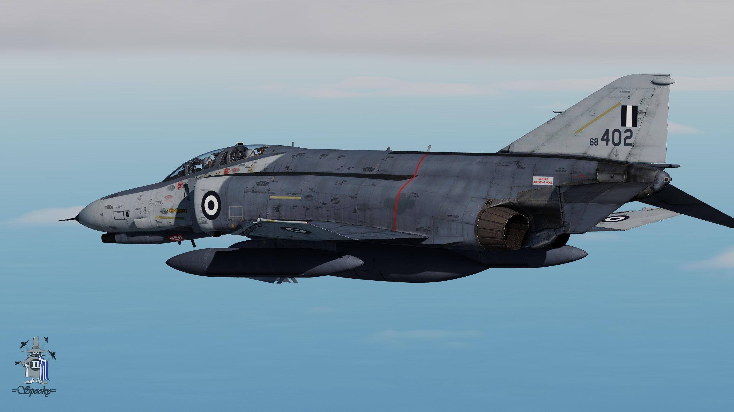 HAF F-4E SRA HILL GRAY II  (Tail No 68-402)