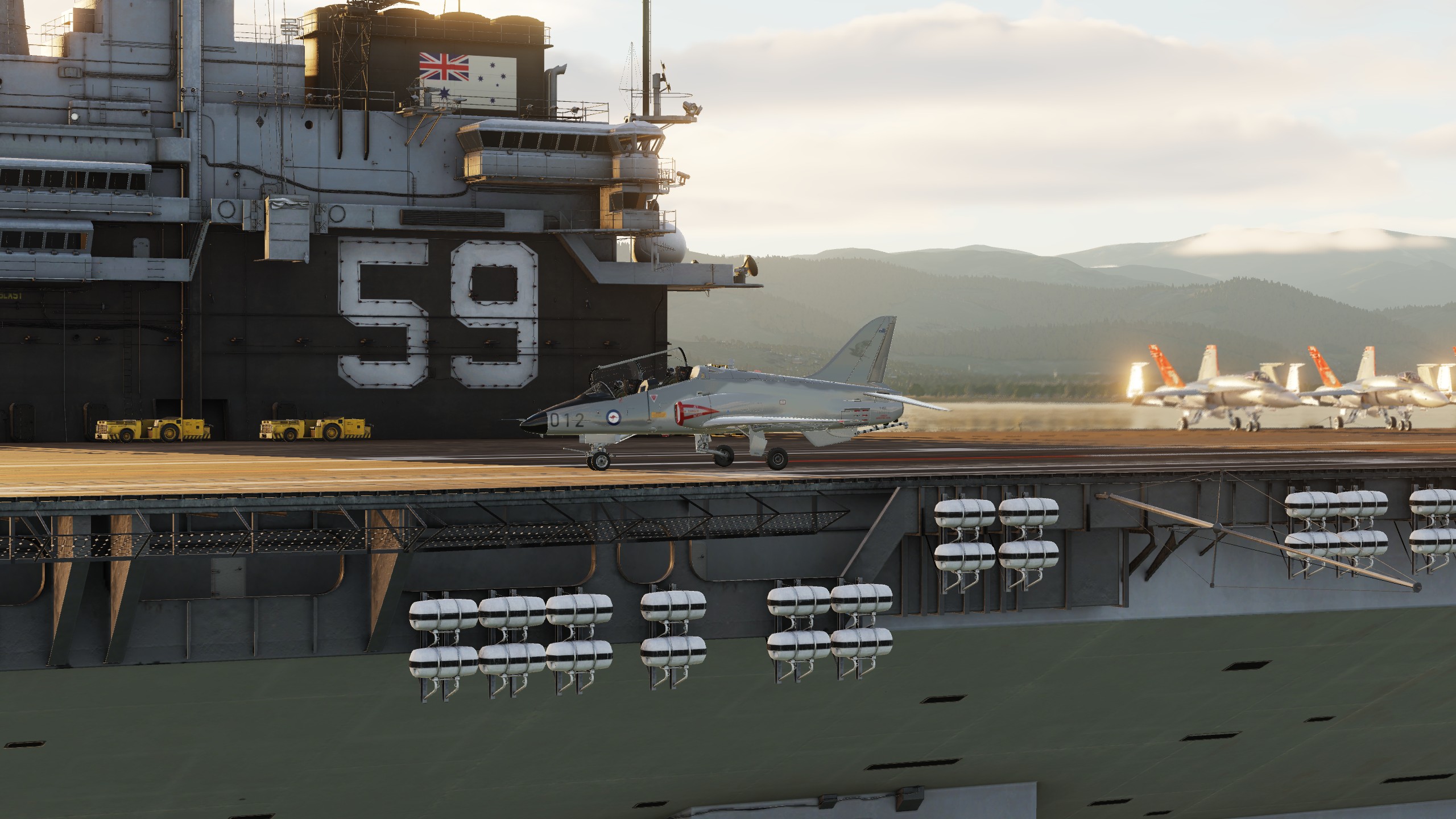 Royal Australian Navy - HMAS Hinchinbrook (Fictional) Aircraft Carrier