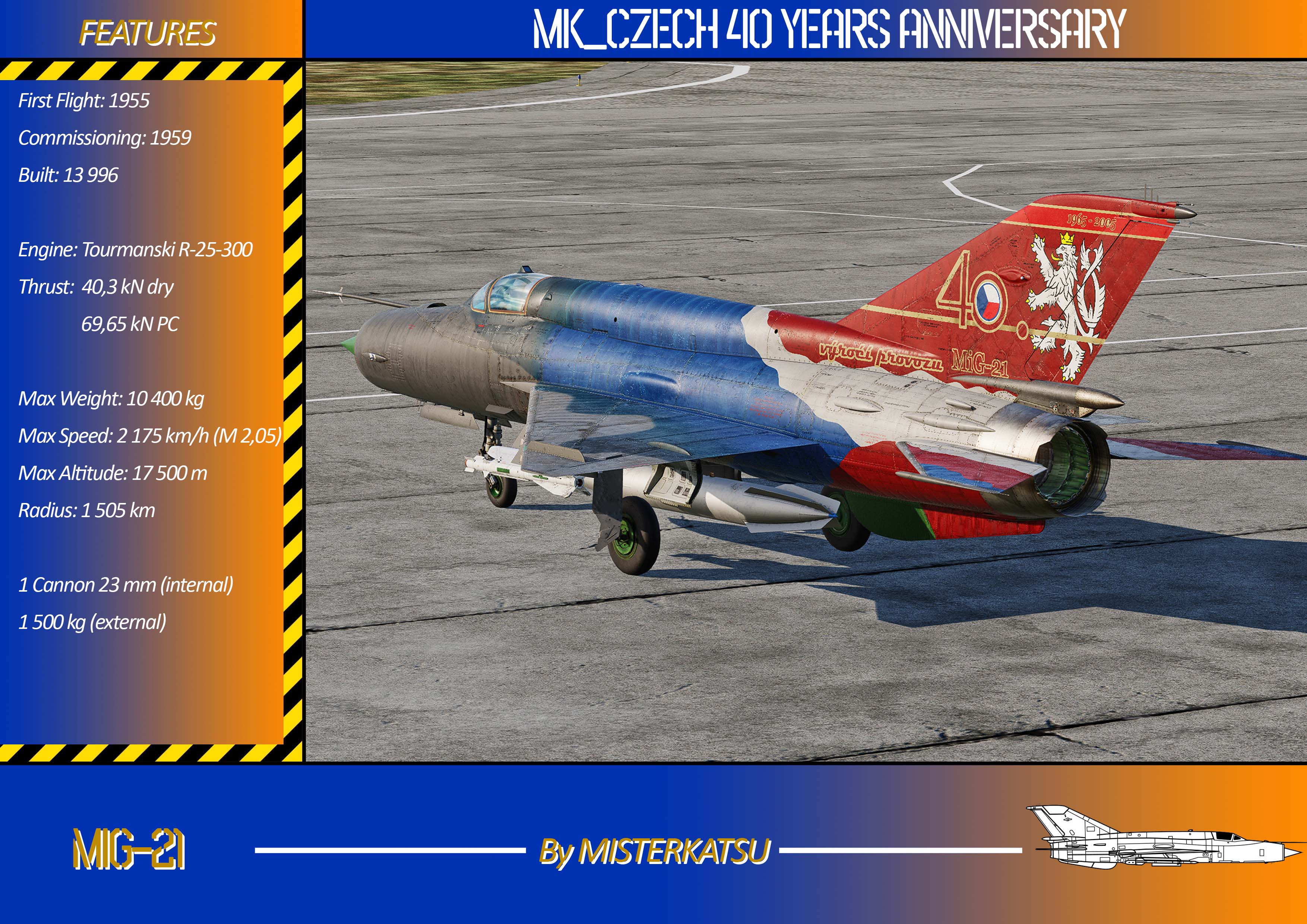 Czech 40 years of service anniversary