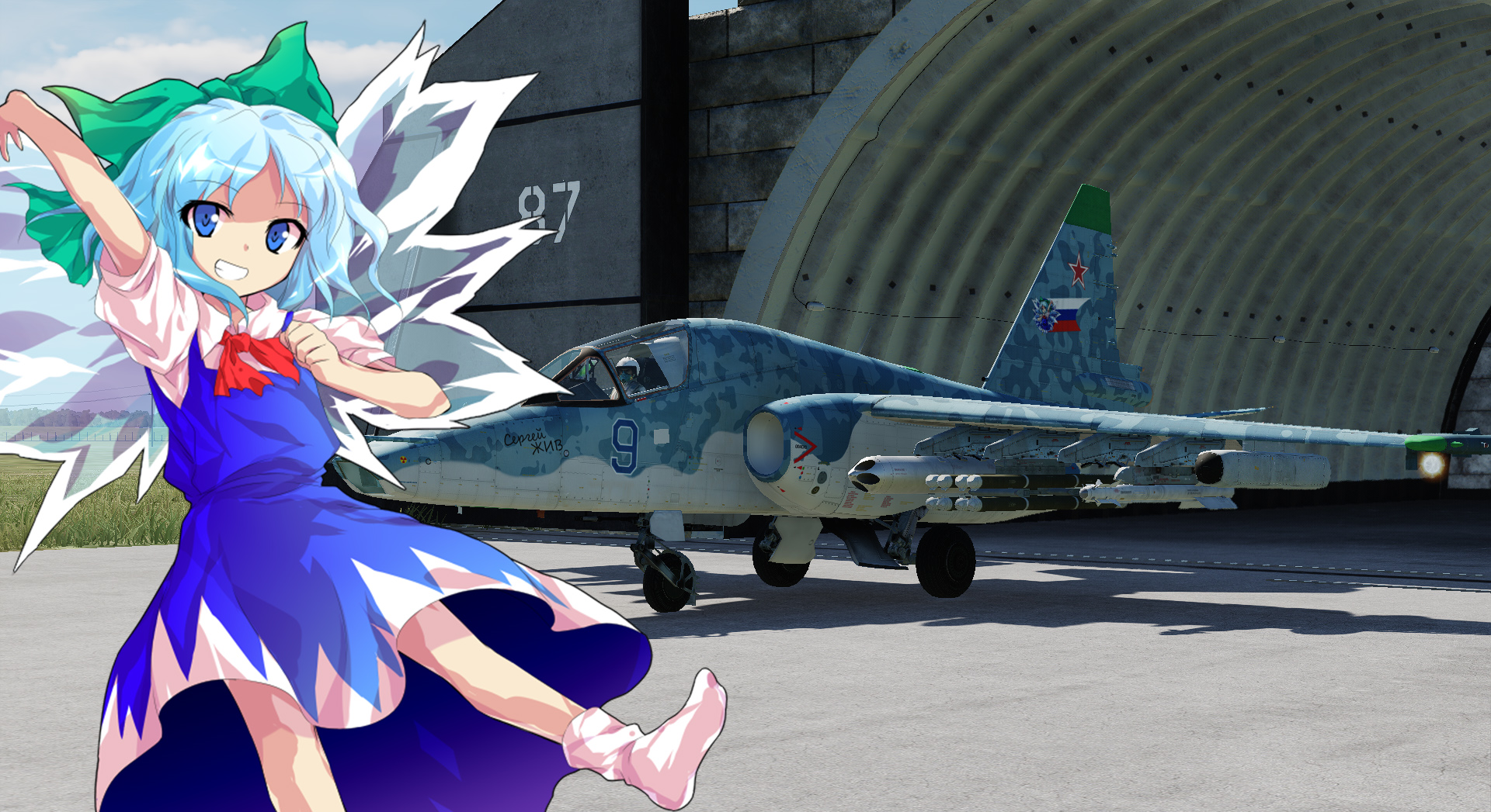 [Su-25T] Cirno's Frozen Frog (-foot)