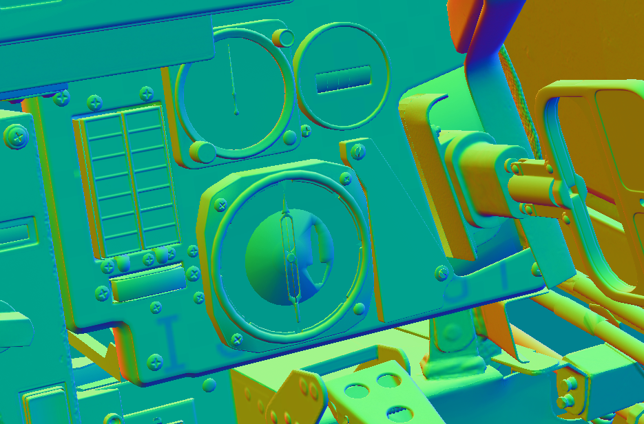 F-14A Early RIO - Missing Normal map Fix