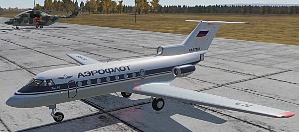 Аэрофлот RA [Ливрея для Як-40]