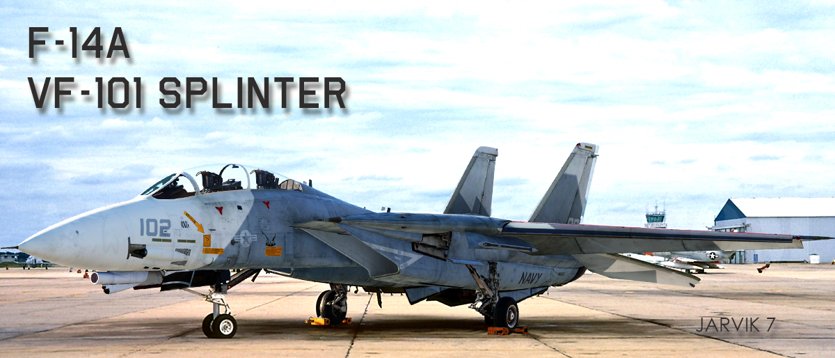 F-14A - VF-101 SPLINTER - NAS OCEANA 1982