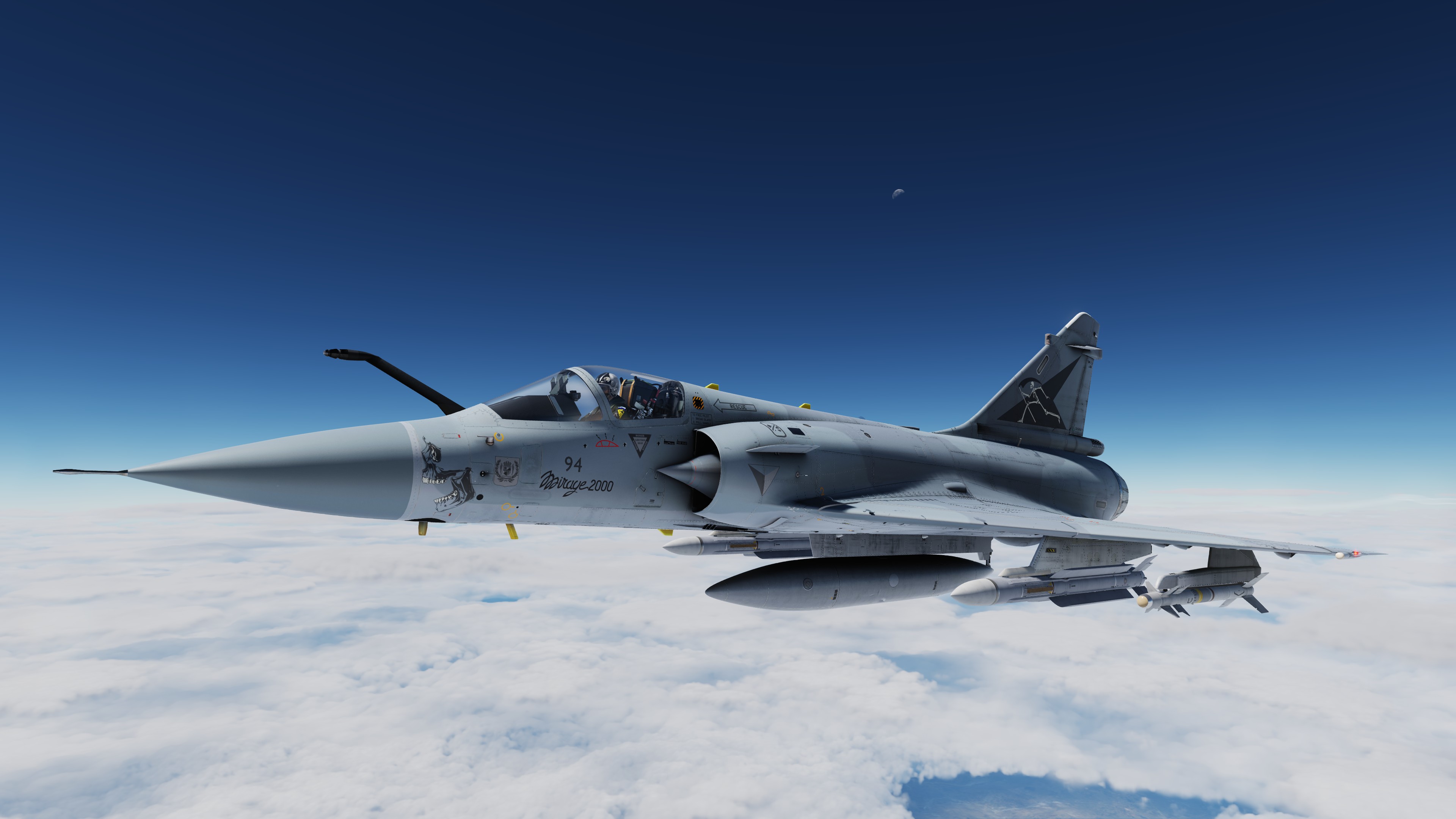 ACE COMBAT - M2000C - Nordennavic Royal Air Force - Sqn "Cote d'Or" V1.22 SPA94 with Skull