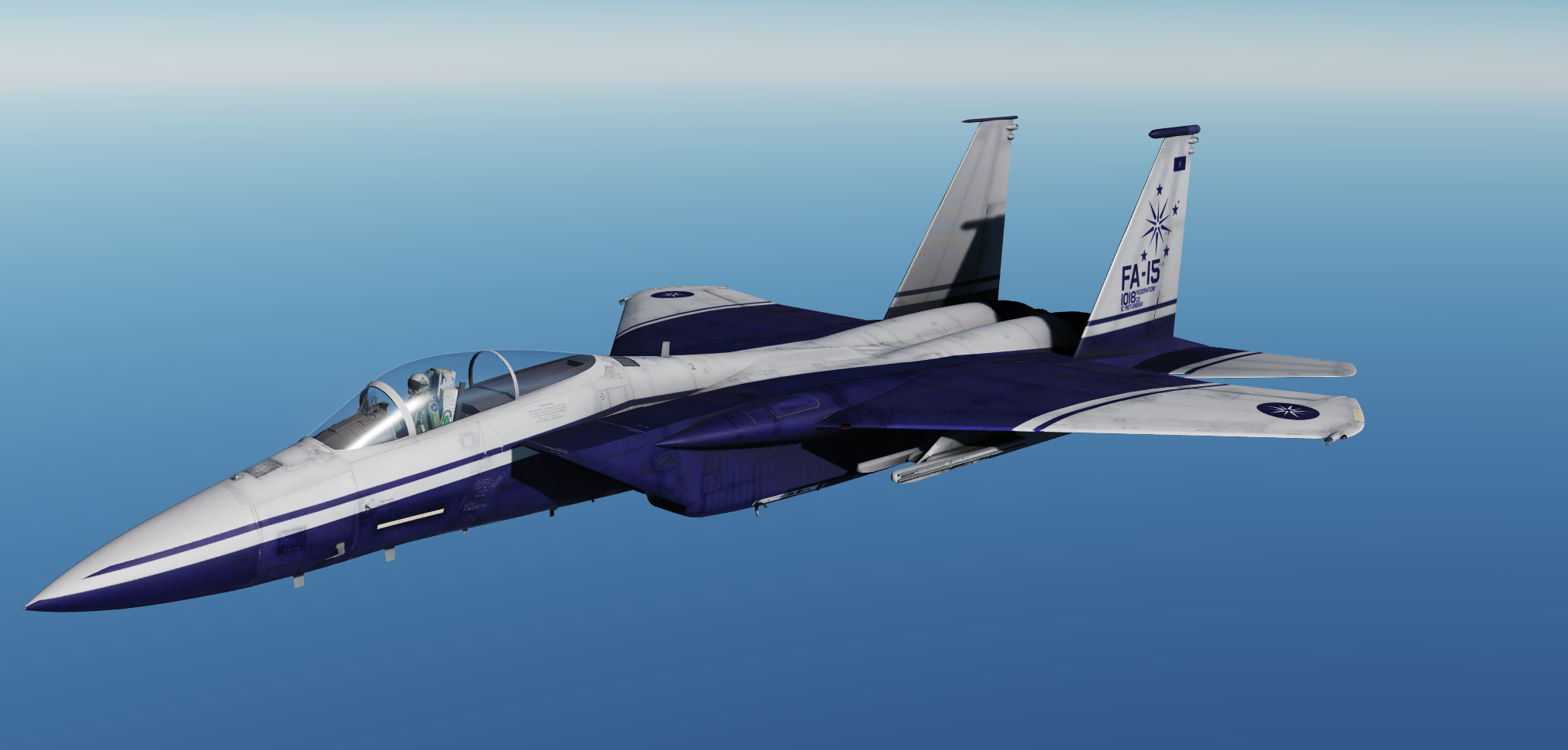 F-15C - Federation Blue Livery
