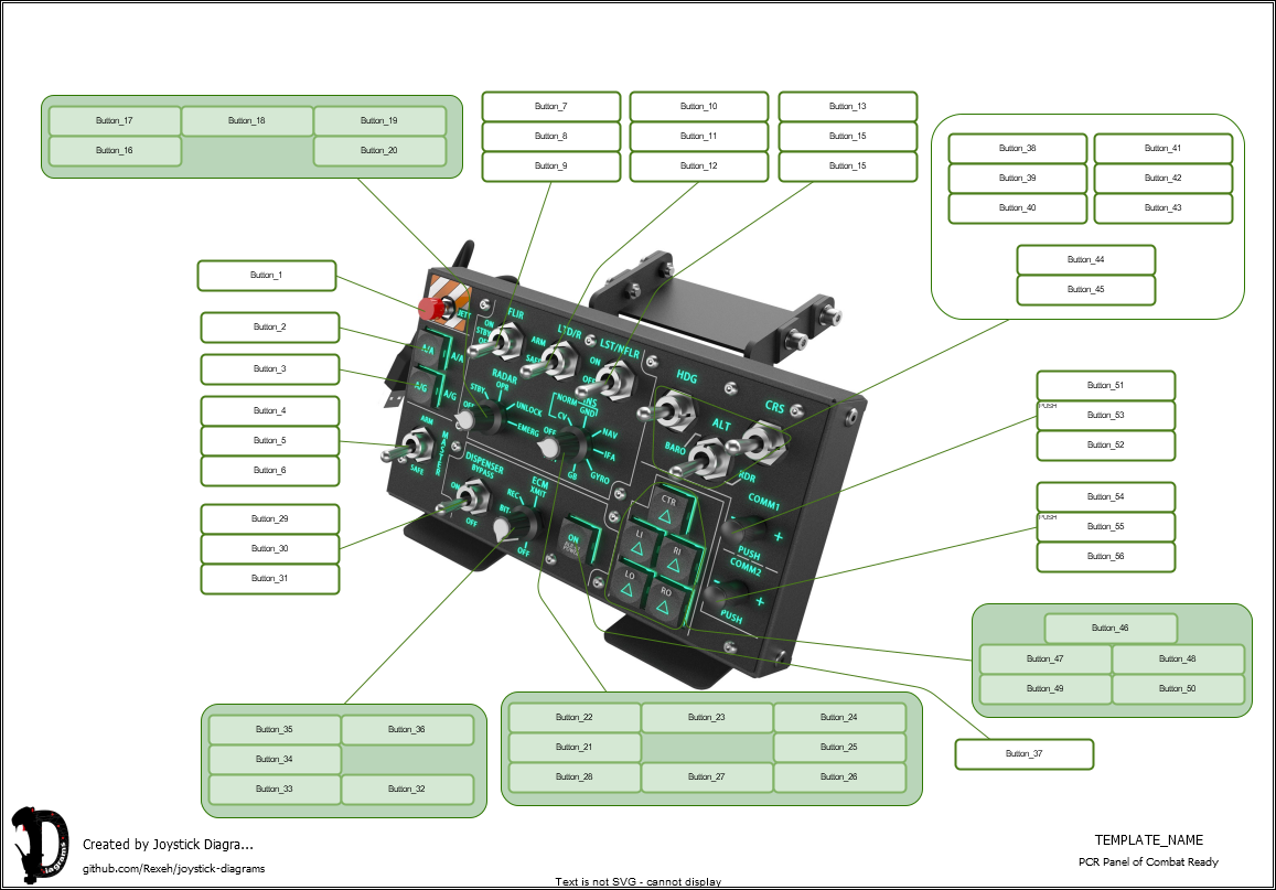 WinWing - PCR Panel of Combat Ready - Joystick Diagrams Template (joystick-diagrams.com)