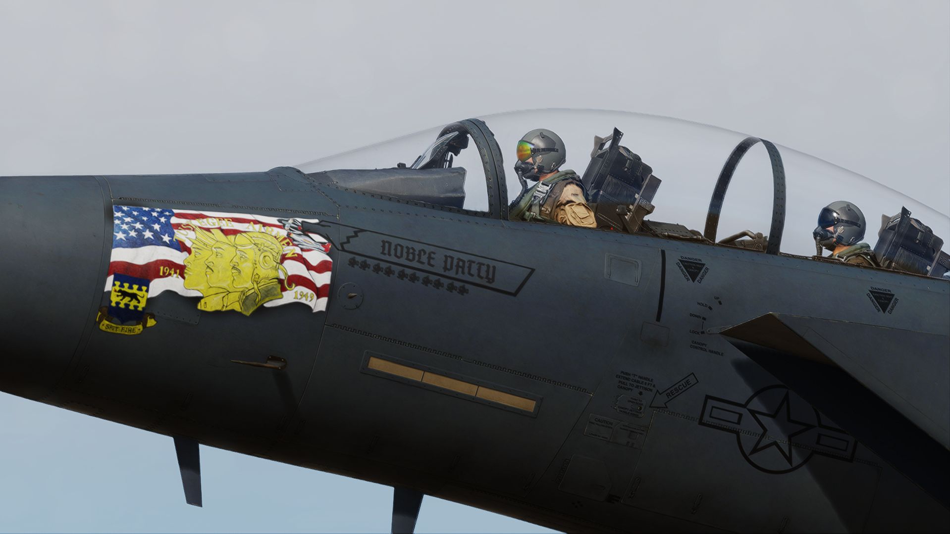 F-15E Strike eagle SJ 89-492 "Noble Patty"