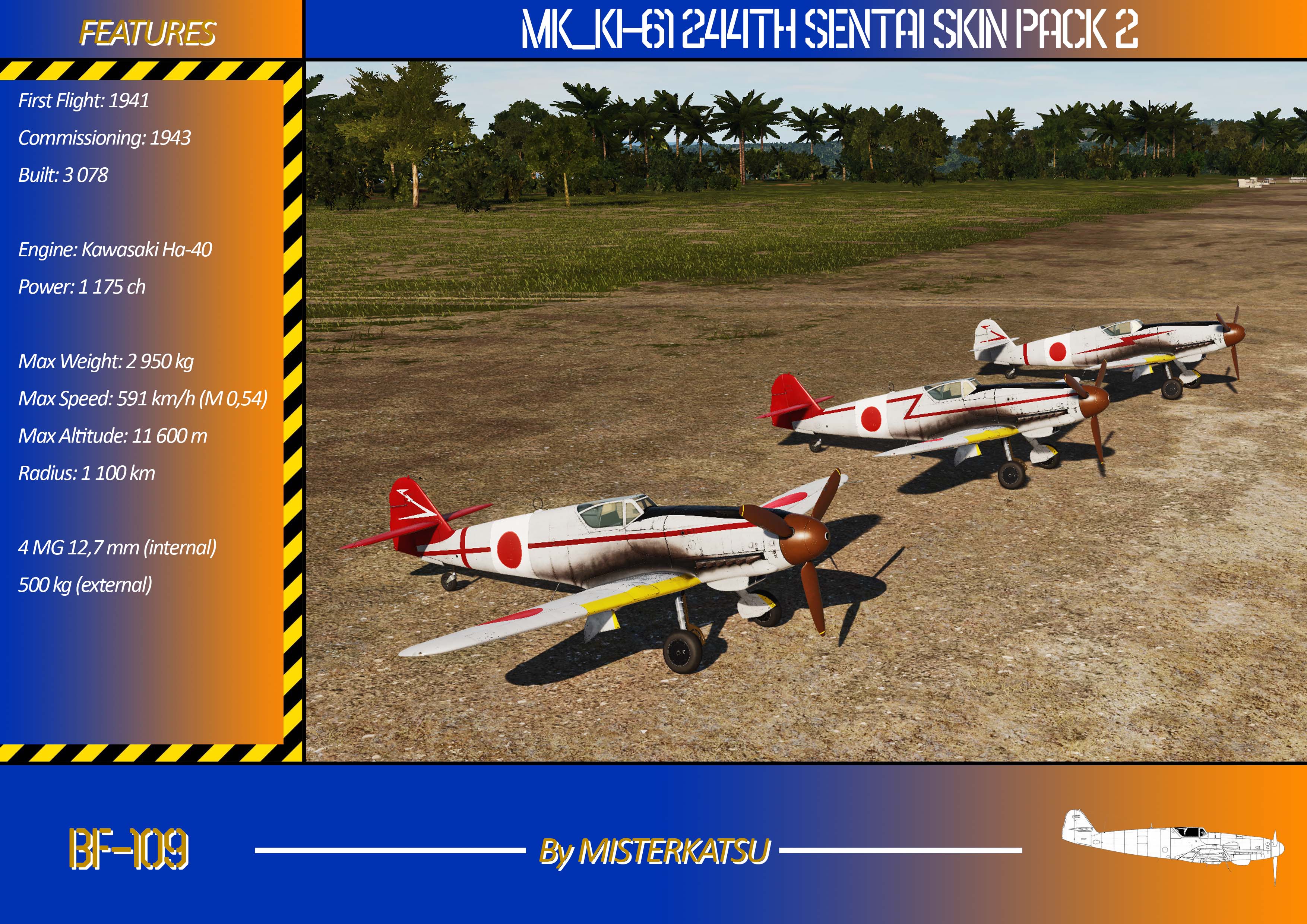 KI-61 244TH SENTAI SKIN PACK 2