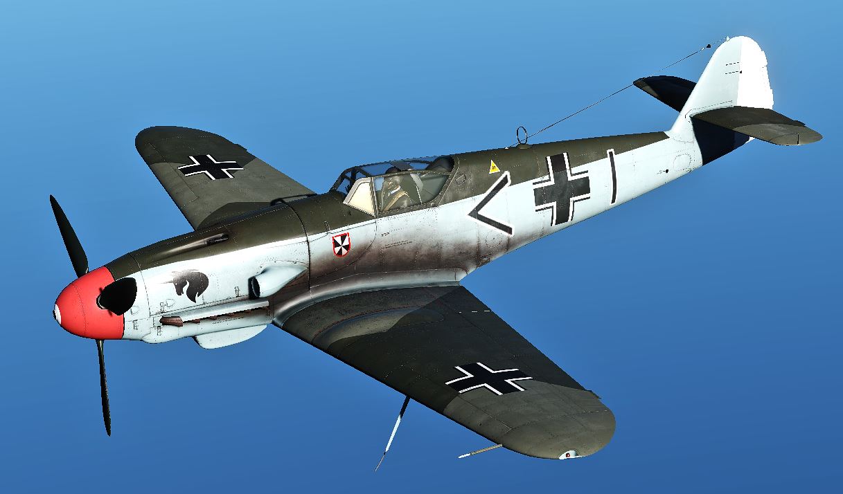 BF-109 HAUPTMAN WERNER FROM COMIC BIGGLES - 1940 (FICTIONNAL)