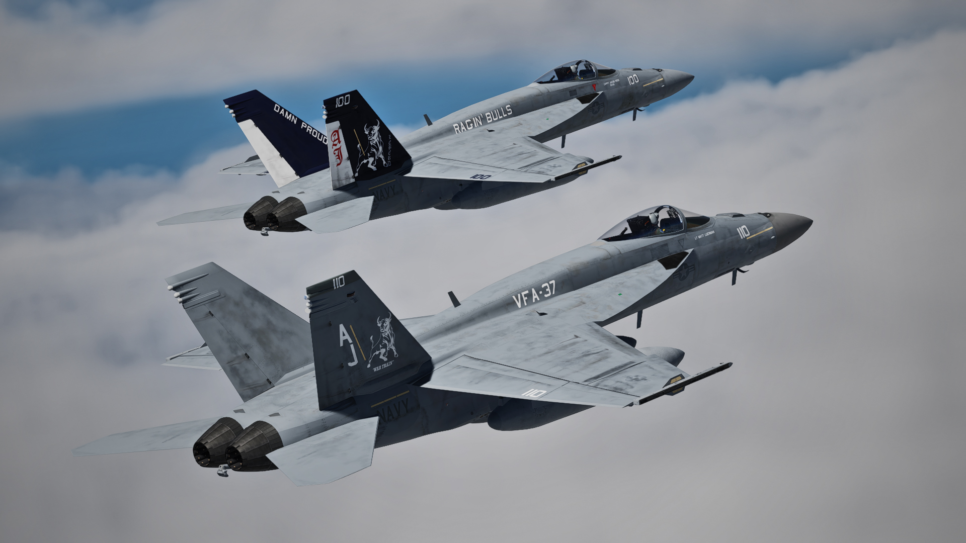 VFA-37 CJS F/A-18E CAG+LINE 2025