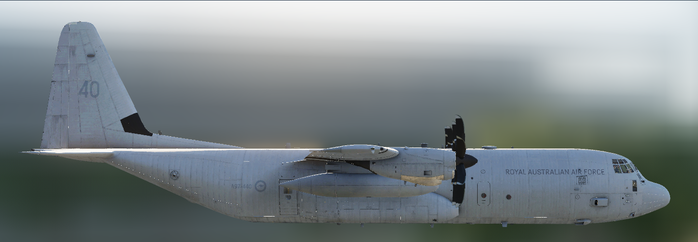 RAAF 37 Sqn A97-440 Early Light Grey. 