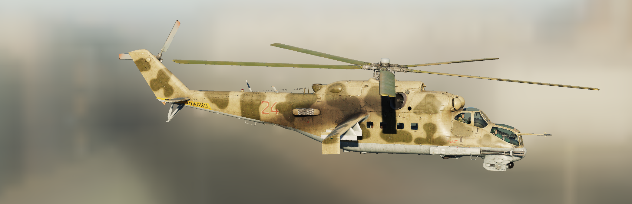 Unmarked liveries for Mi-24P