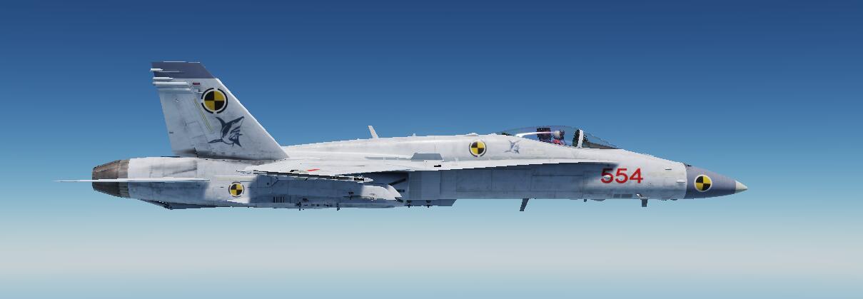 F18虚构涂装:中国海军歼15-554号原型机--F-18 fictional