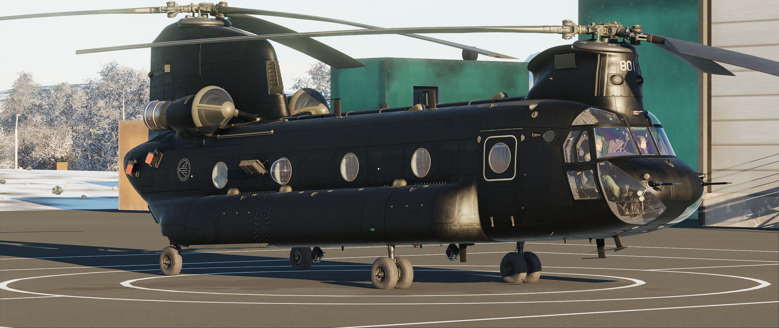 CH-47 RNoAF 339 SQN Black Special Operations (Fictional)