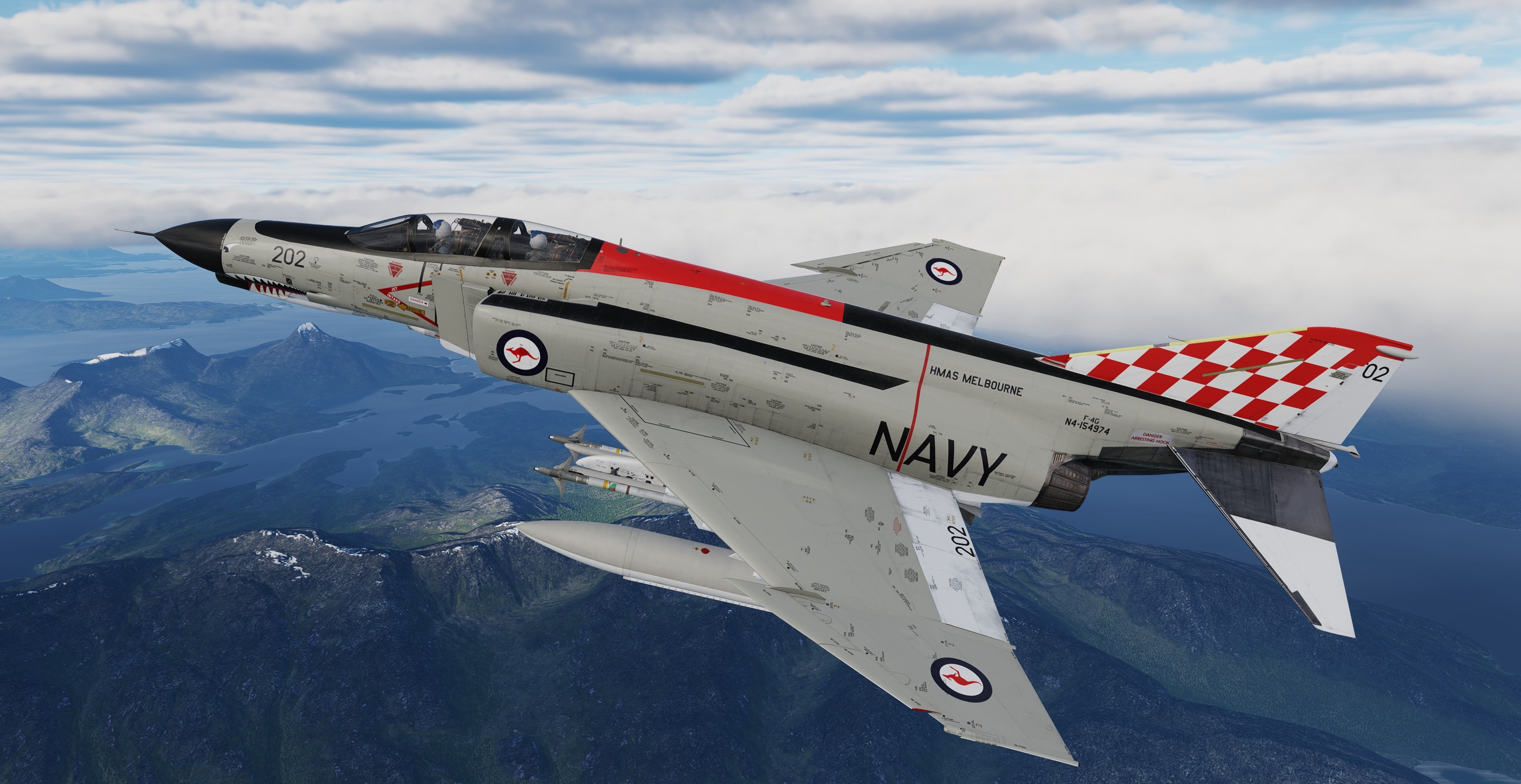 F-4E, Royal Australian Navy - 805 Sqn & VC-724 Sqn - Light Gull Grey Livery