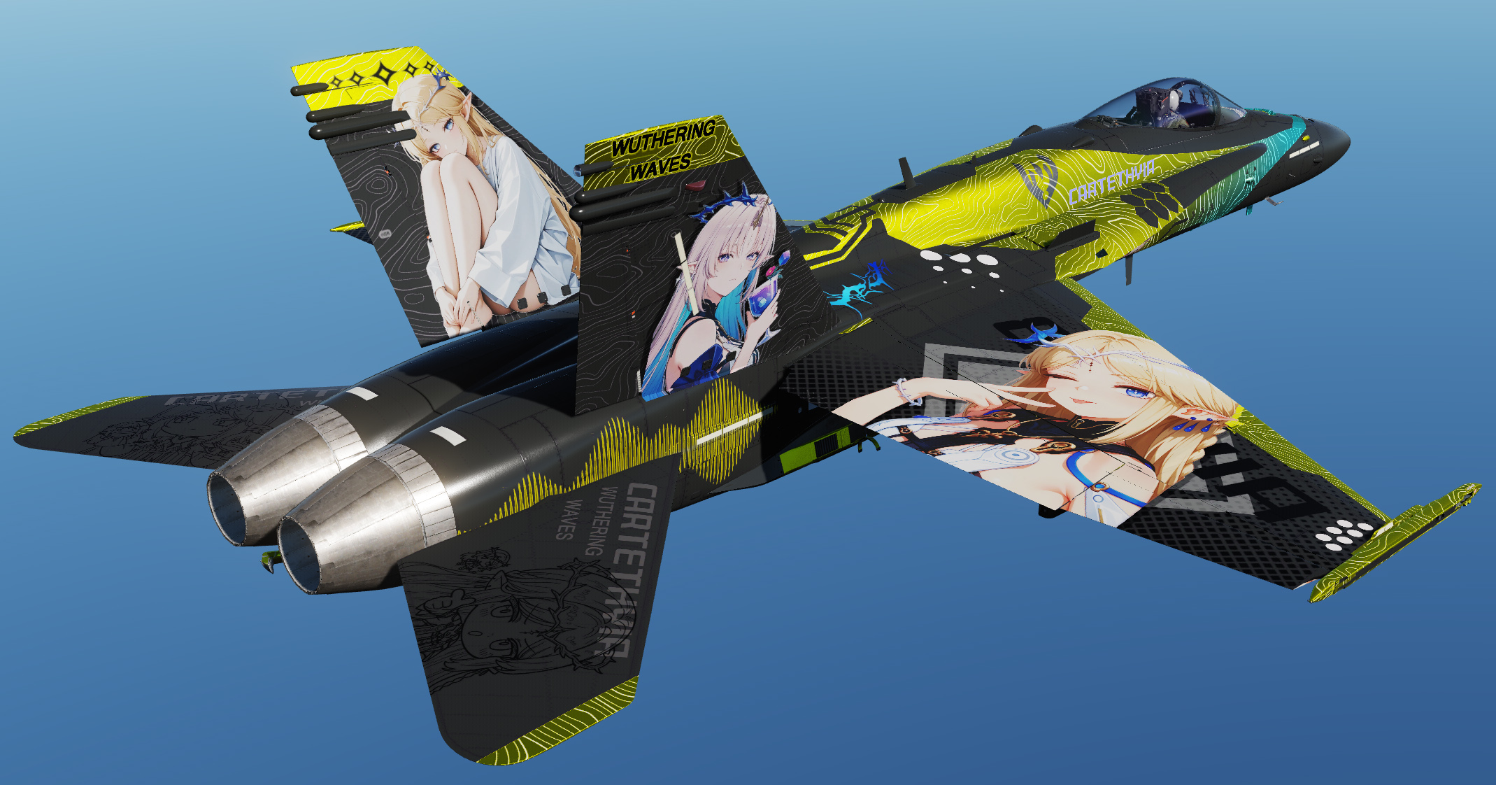 F/A-18C   卡提希娅痛涂（Wuthering Waves - Cartehyia）