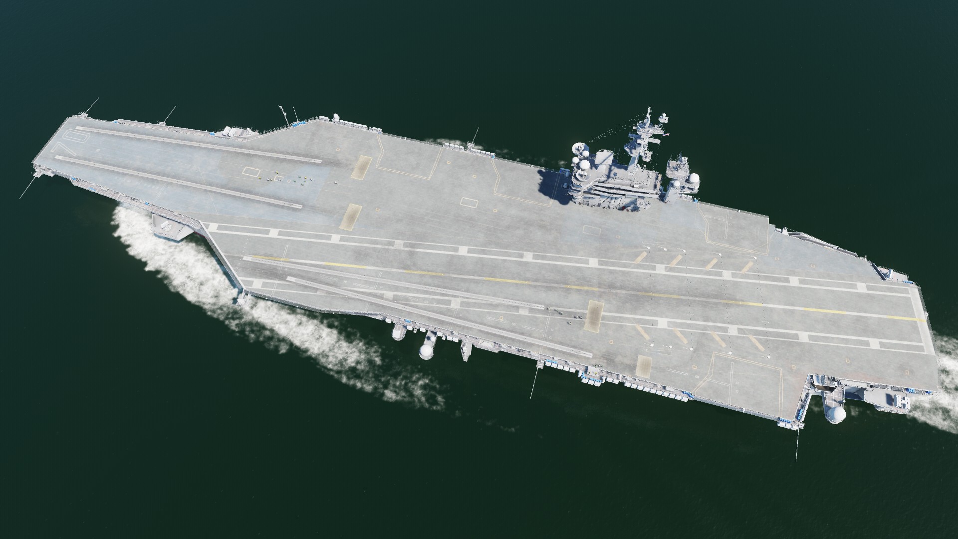 CVN-70 USS Carl Vinson (Supercarrier Reskin) - Revised v1.3