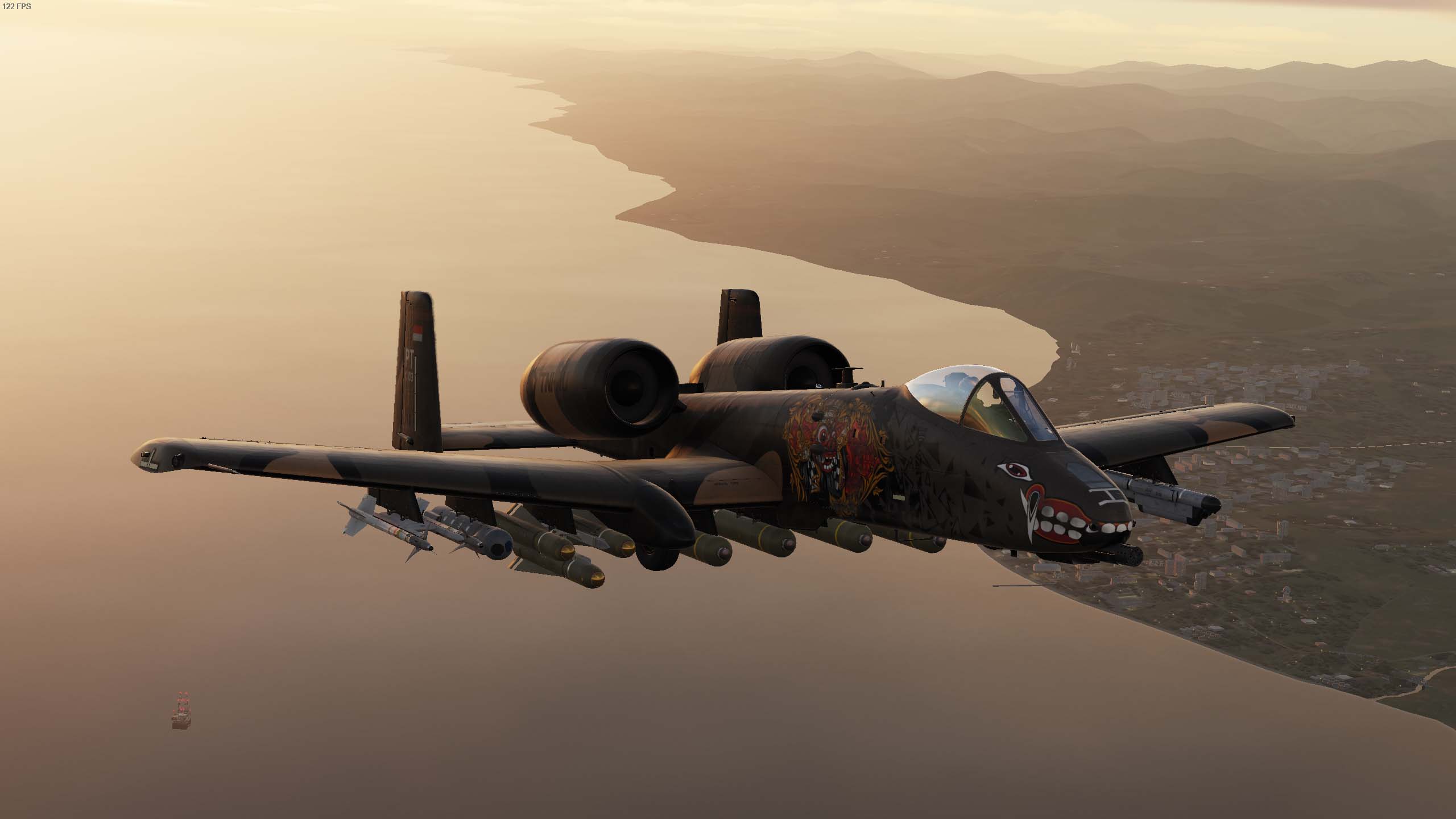 A-10 Squadron 21 "Barong" Indonesia fictional livery 