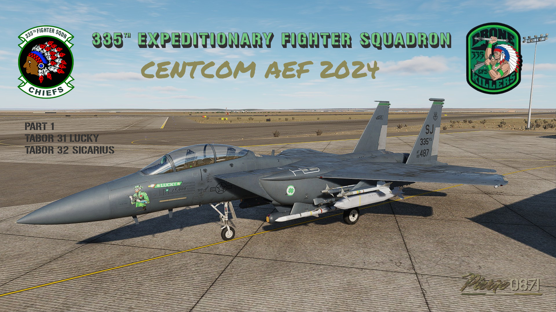 335th EFS CHIEFS CENTCOM AEF 2024 Part 1/6