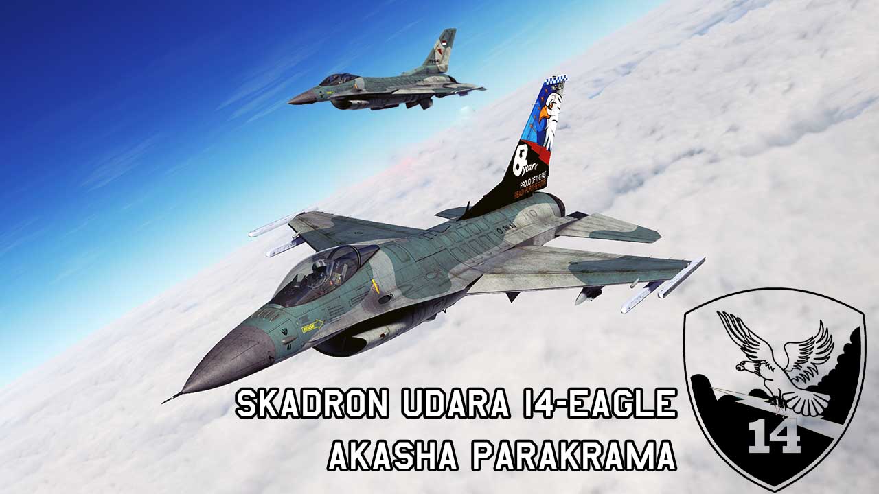 Indonesian Air Force F-16C 14th Air Squadron Pack (TNI AU)