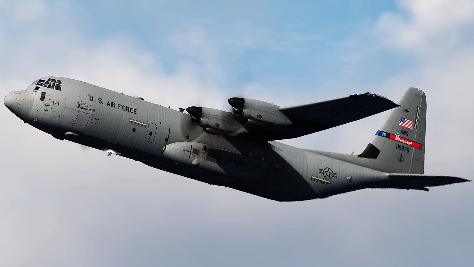 165 AW GA ANG Savannah ANGB "Spirit of Savannah"