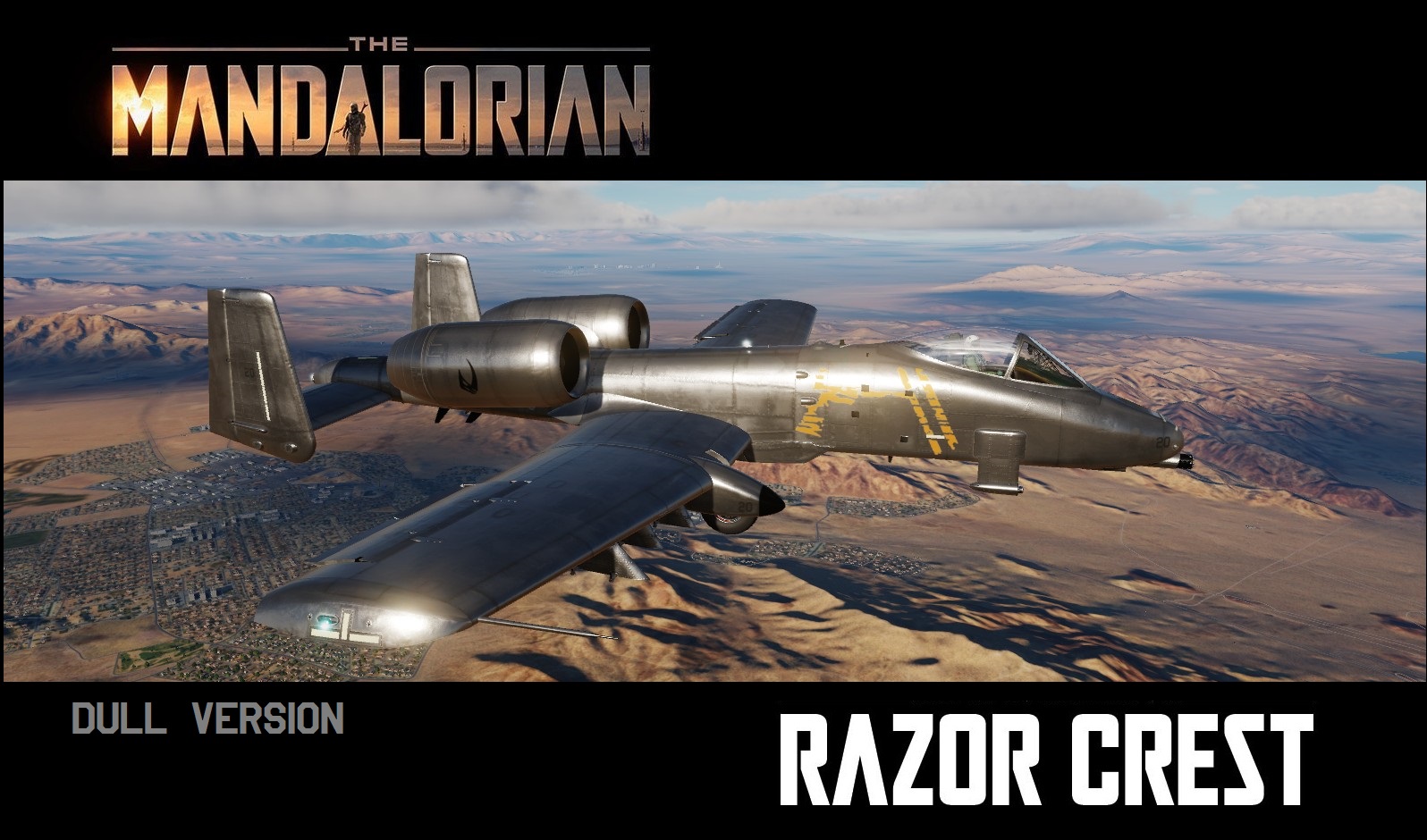 A-10 RAZOR CREST - Star Wars - The Mandalorian 