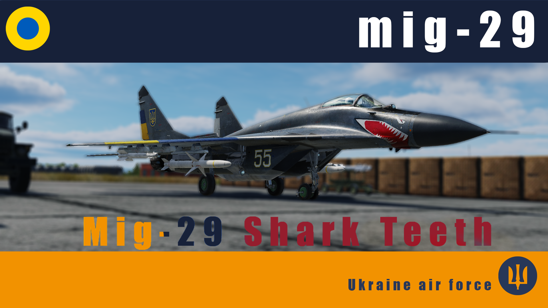 Mig-29 Shark Teeth | Ukraine mig-29c