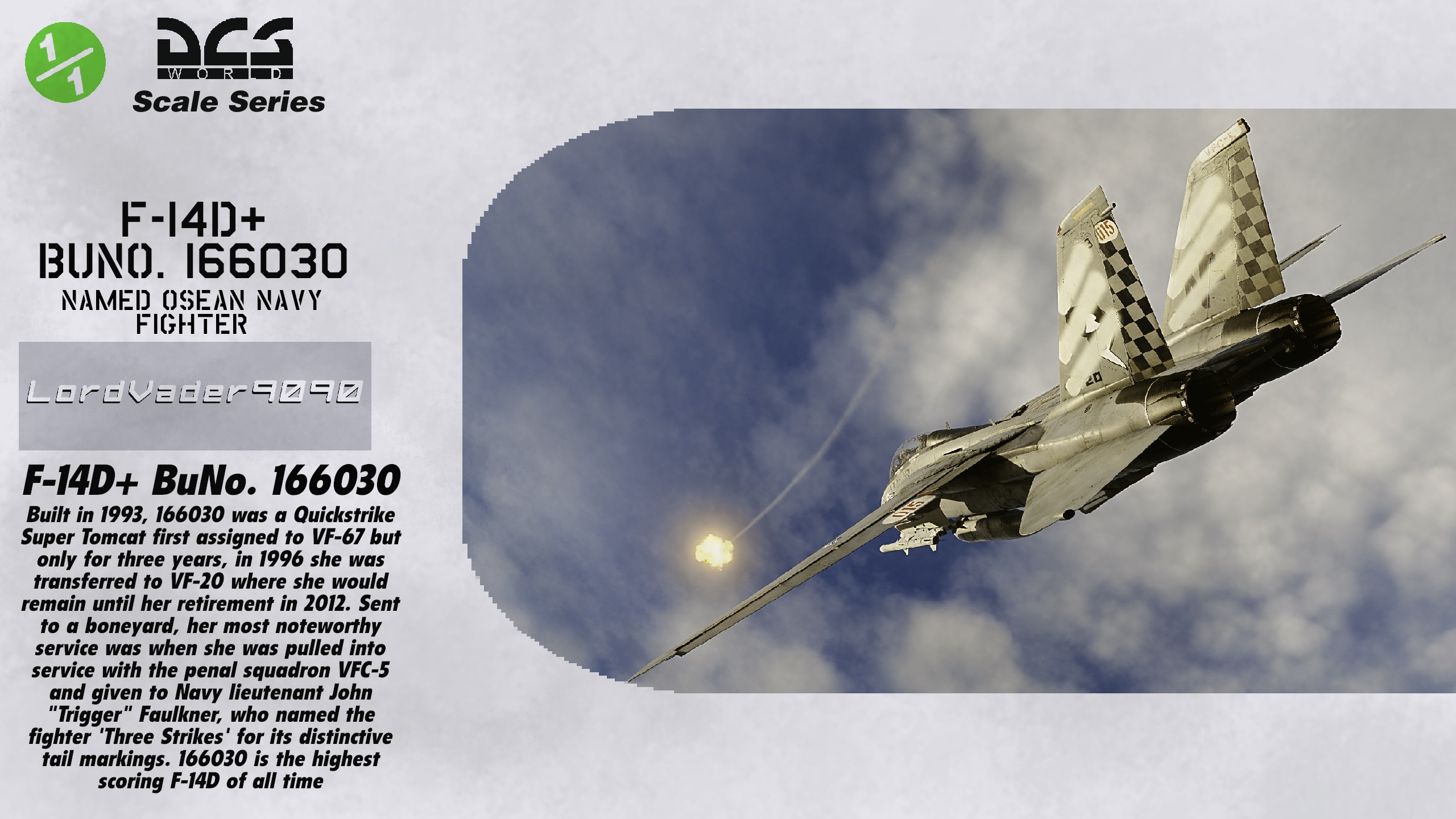 Ace Combat | F-14D+ BuNo. 166030 "Three Strikes"