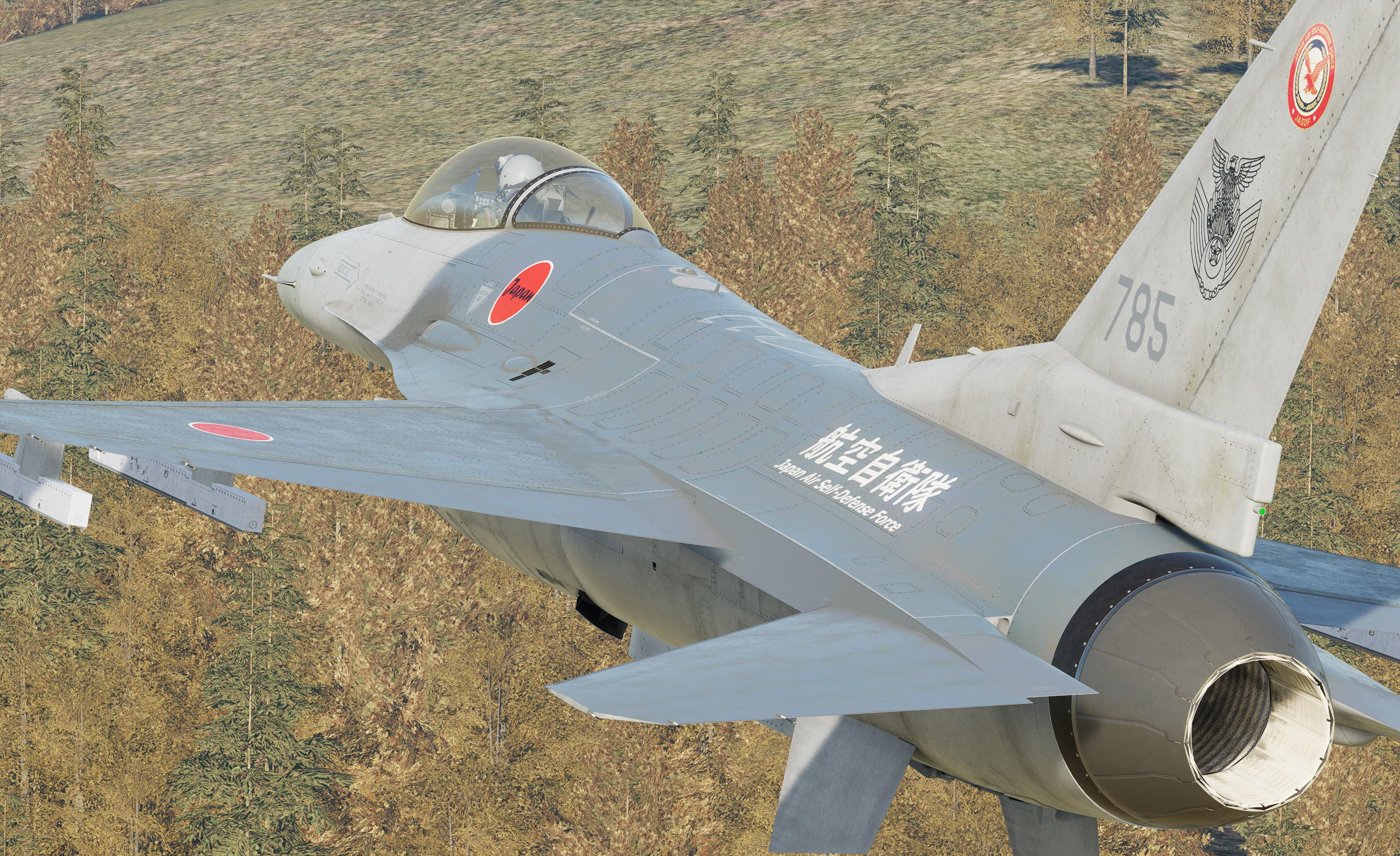 F-16C "Default Color" Japan Air Self-Defense Force #10