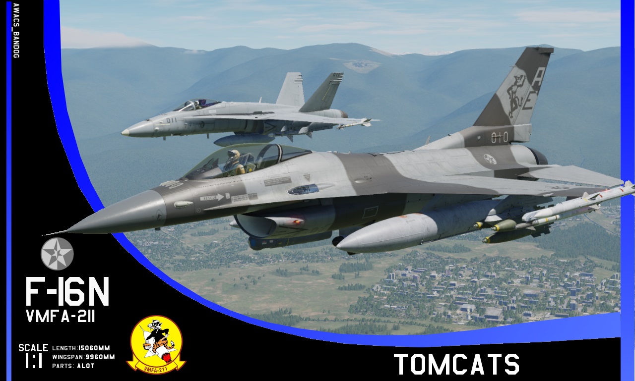 Ace Combat VMFA-211 "Tomcats" F-16