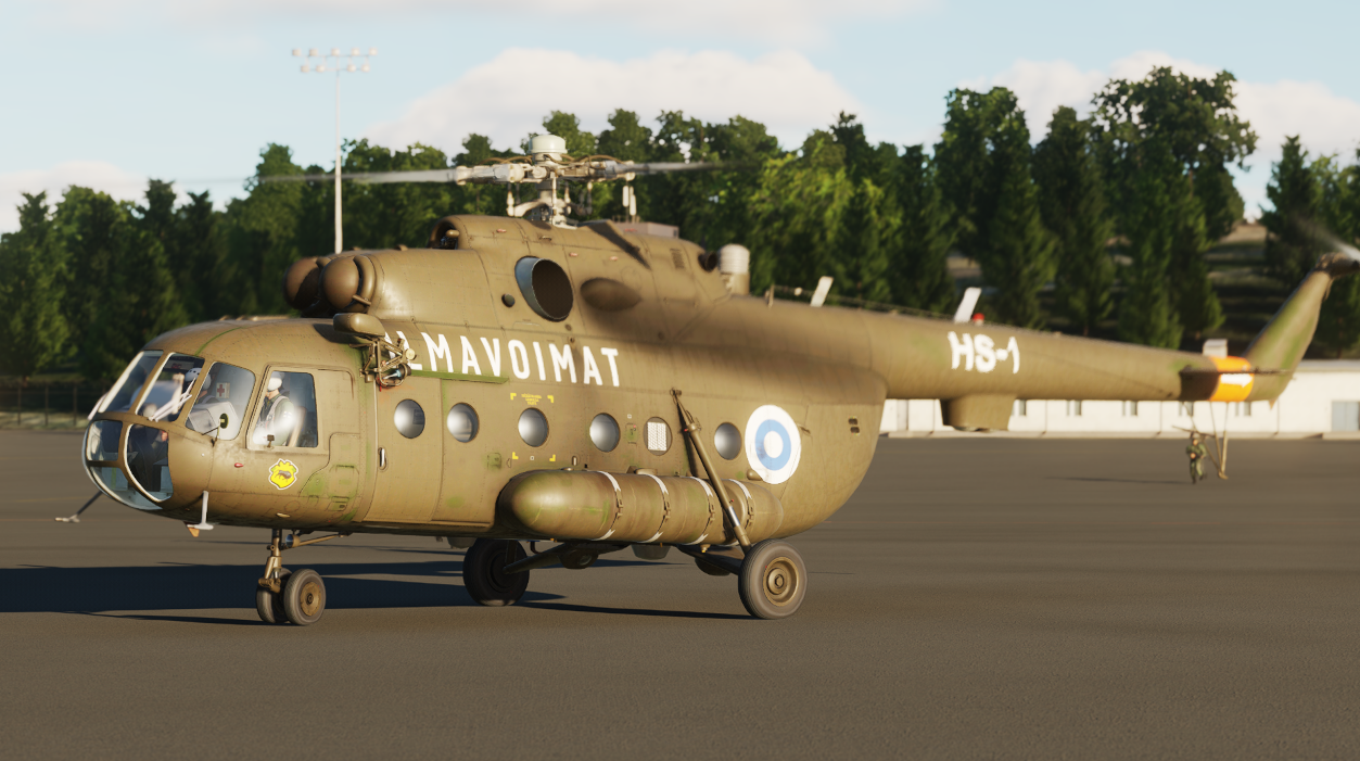 Finnish AF Mi-8T Ilmavoimat HävLLv 11, Rovaniemi (1988)