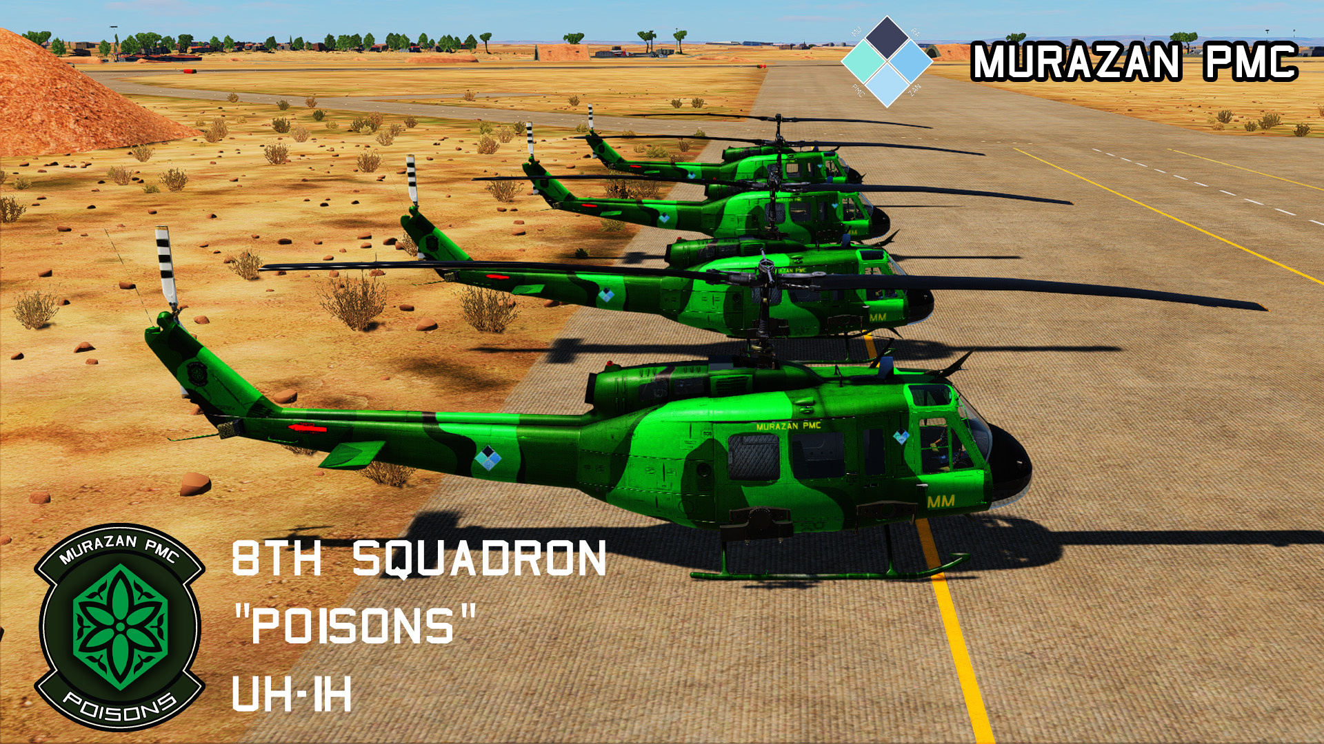 UH-1H Murazan PMC 8th Squadron "Poisons" 
