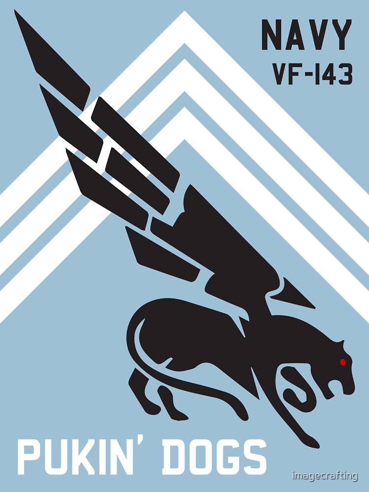 VFA-143 World Famous Pukin'Dogs Blue HGU-68 Helmet 