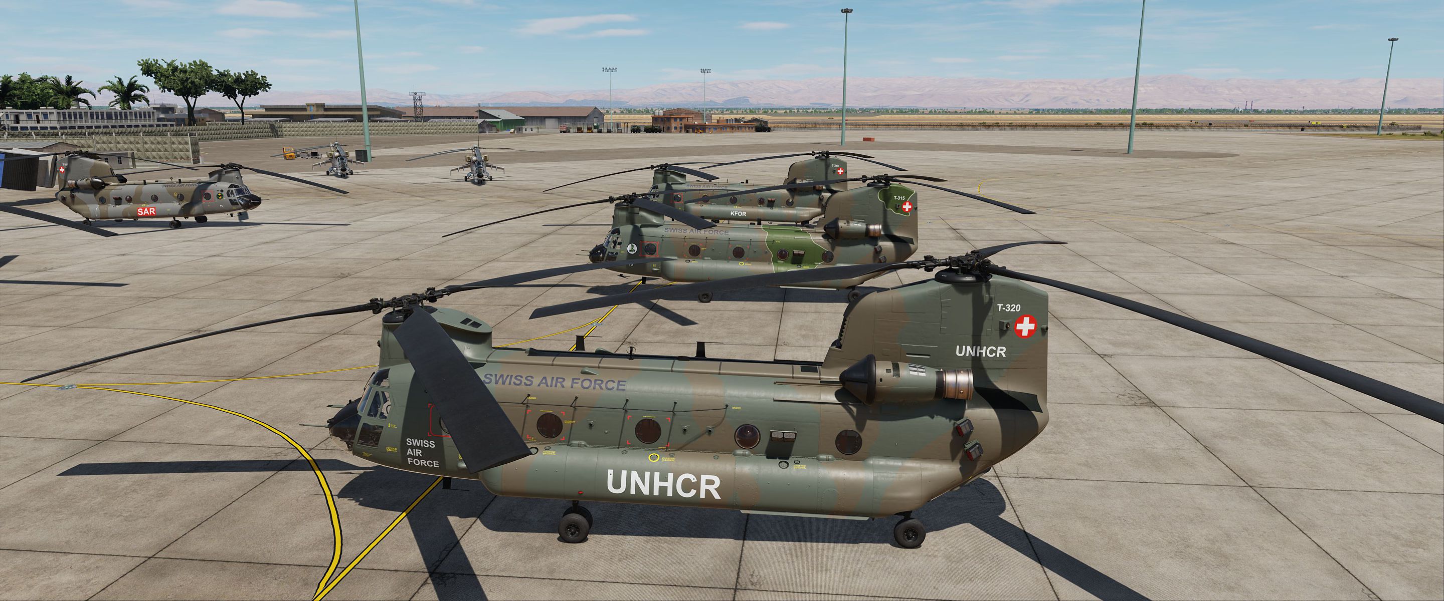 CH-47F - Swiss Air Force (green versions)