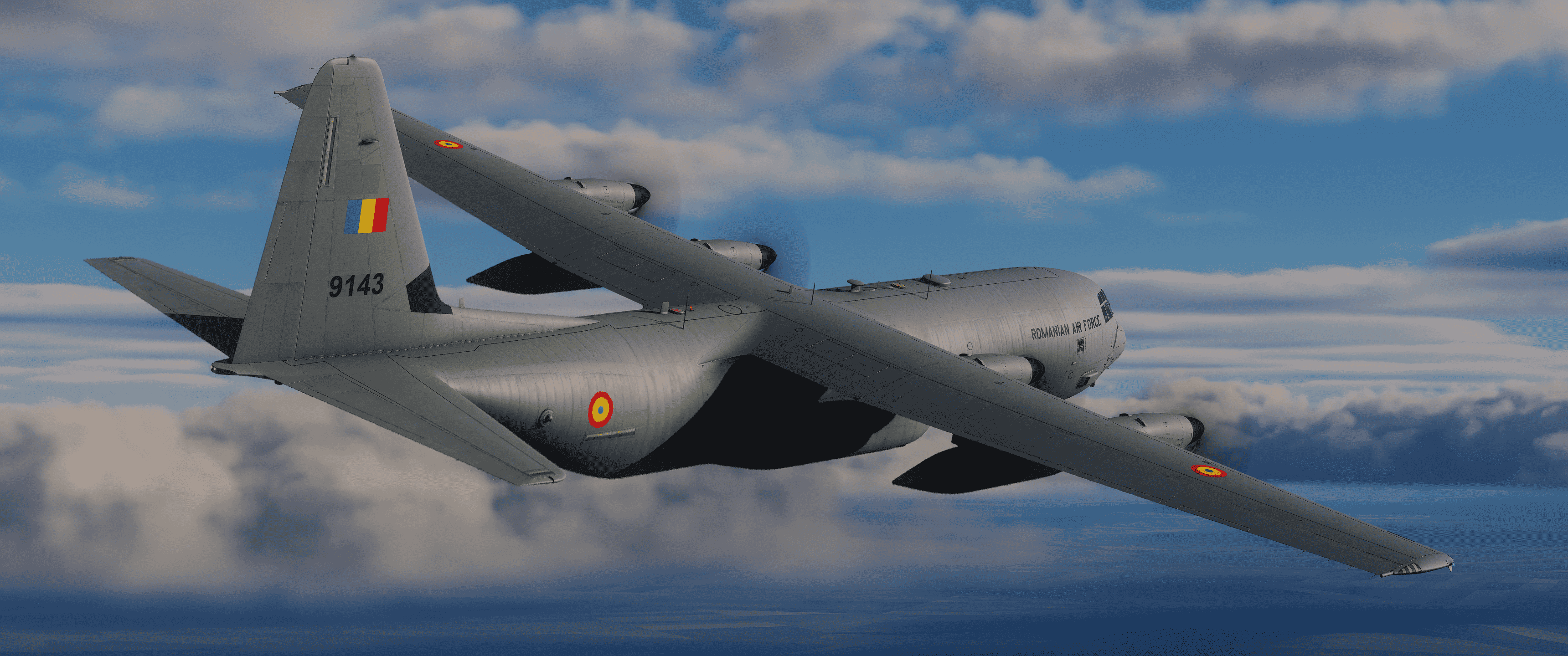 RoAF C-130H (J) Escadrila 901 Transport Aerian Tactic 9143